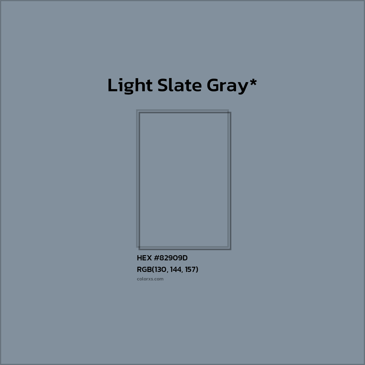 HEX #82909D Color Name, Color Code, Palettes, Similar Paints, Images