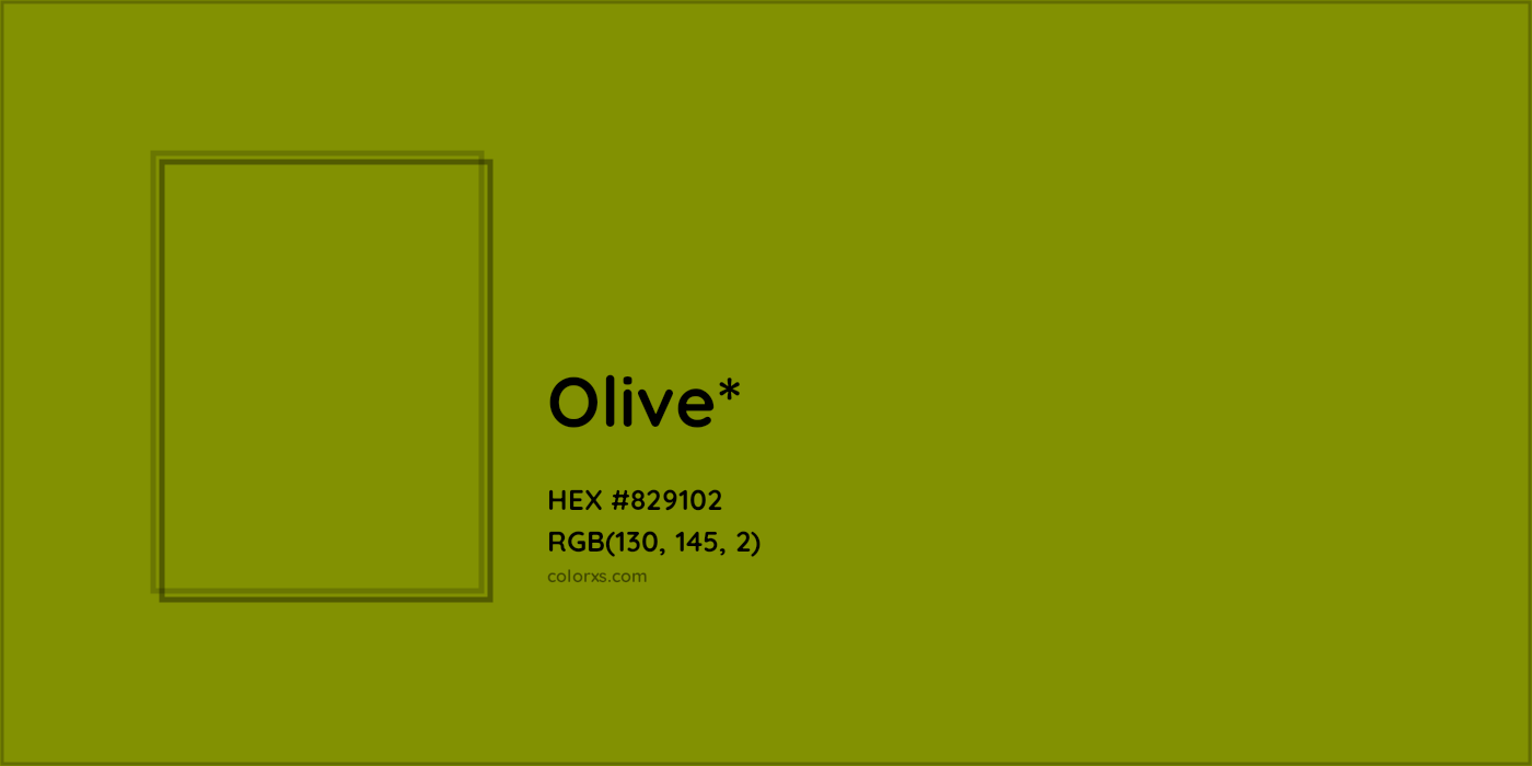 HEX #829102 Color Name, Color Code, Palettes, Similar Paints, Images