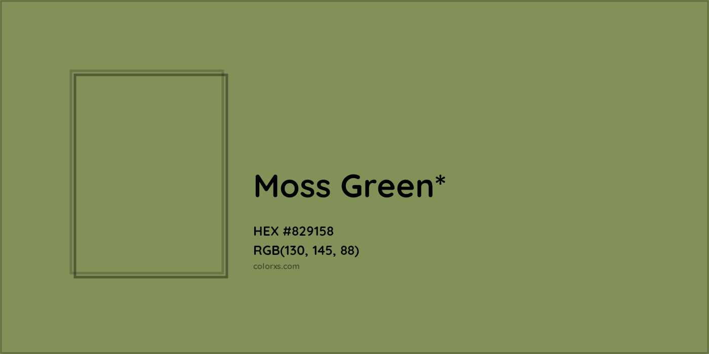 HEX #829158 Color Name, Color Code, Palettes, Similar Paints, Images