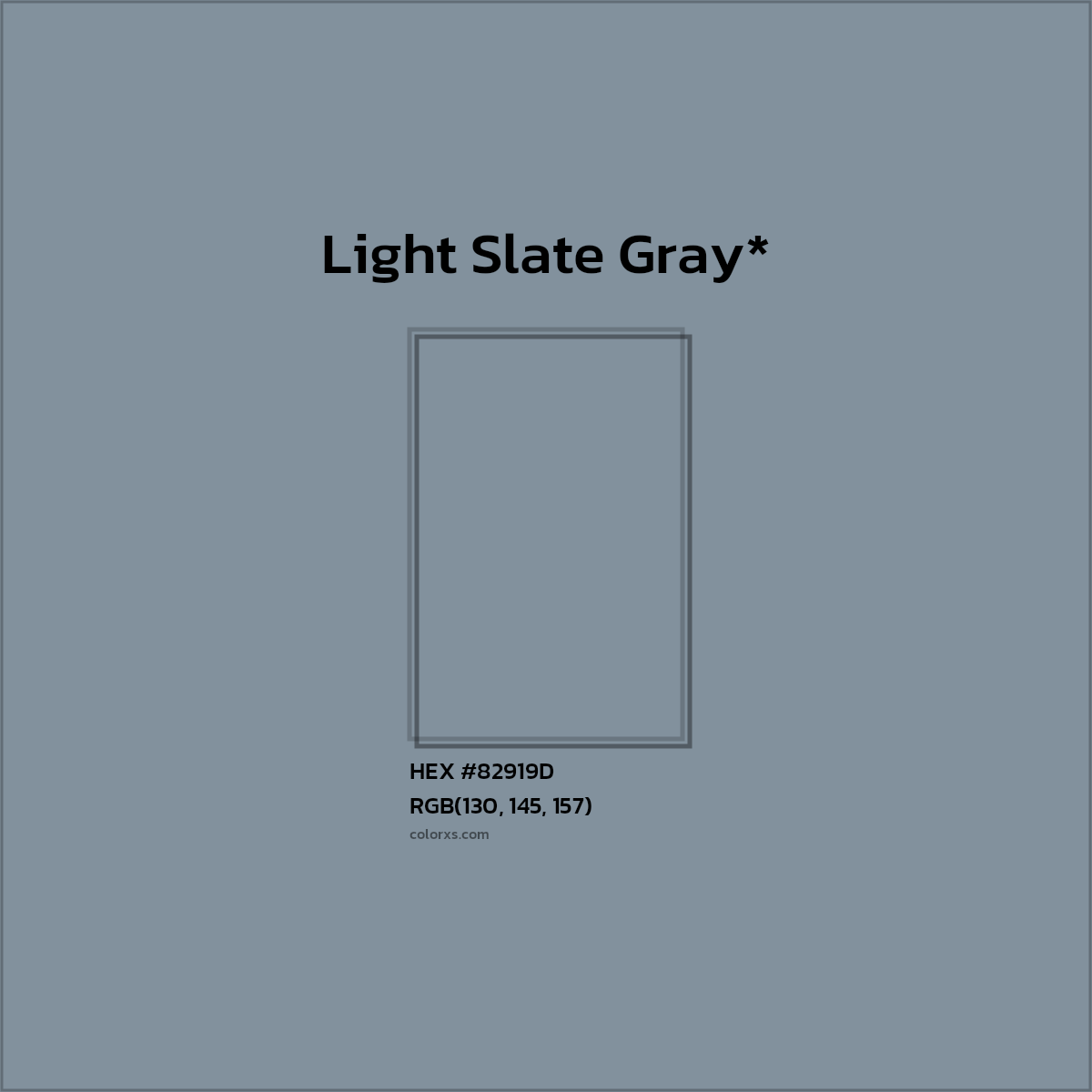 HEX #82919D Color Name, Color Code, Palettes, Similar Paints, Images