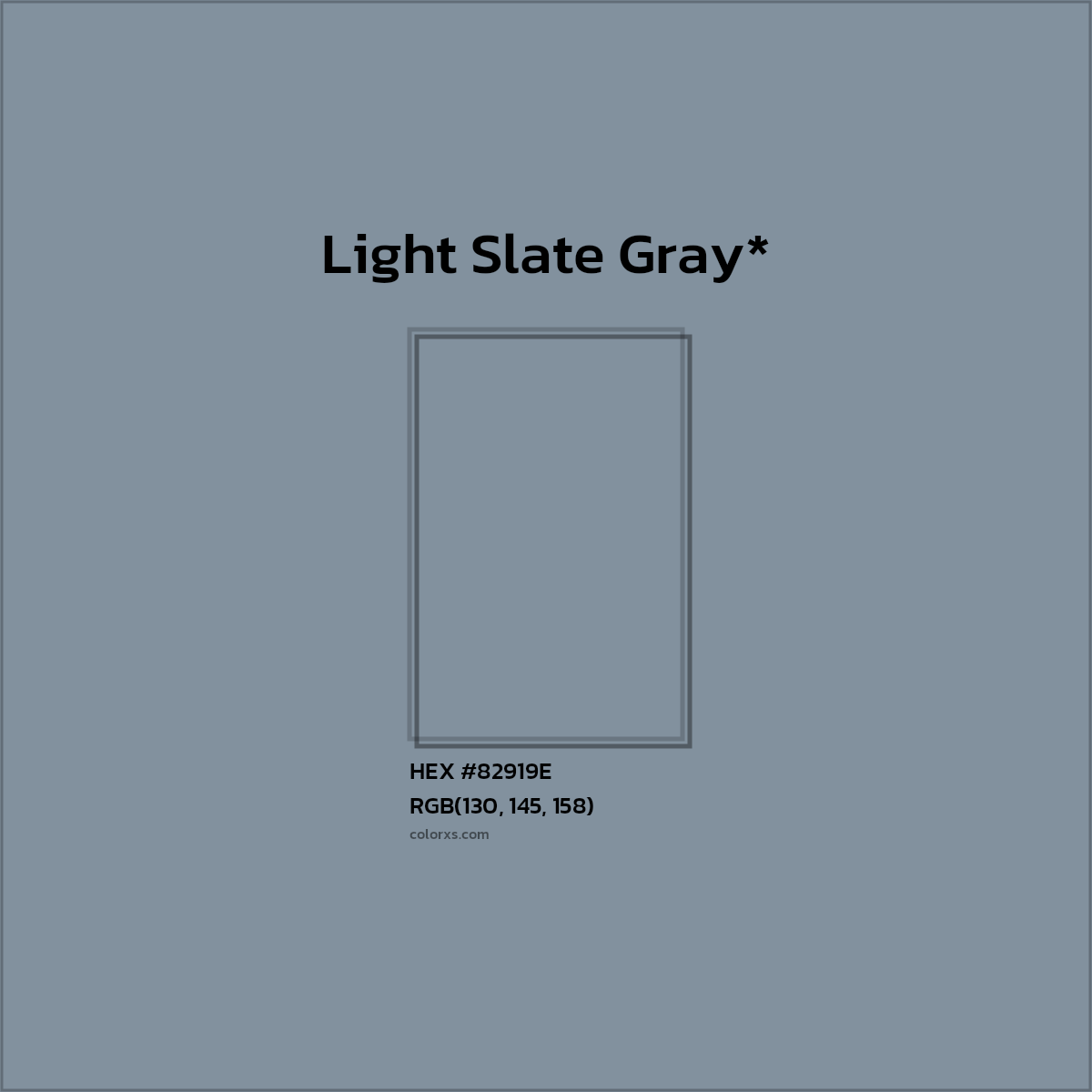 HEX #82919E Color Name, Color Code, Palettes, Similar Paints, Images