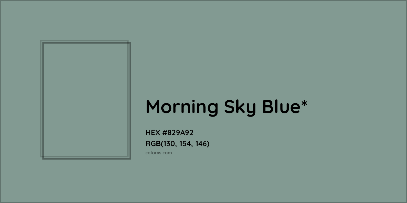 HEX #829A92 Color Name, Color Code, Palettes, Similar Paints, Images