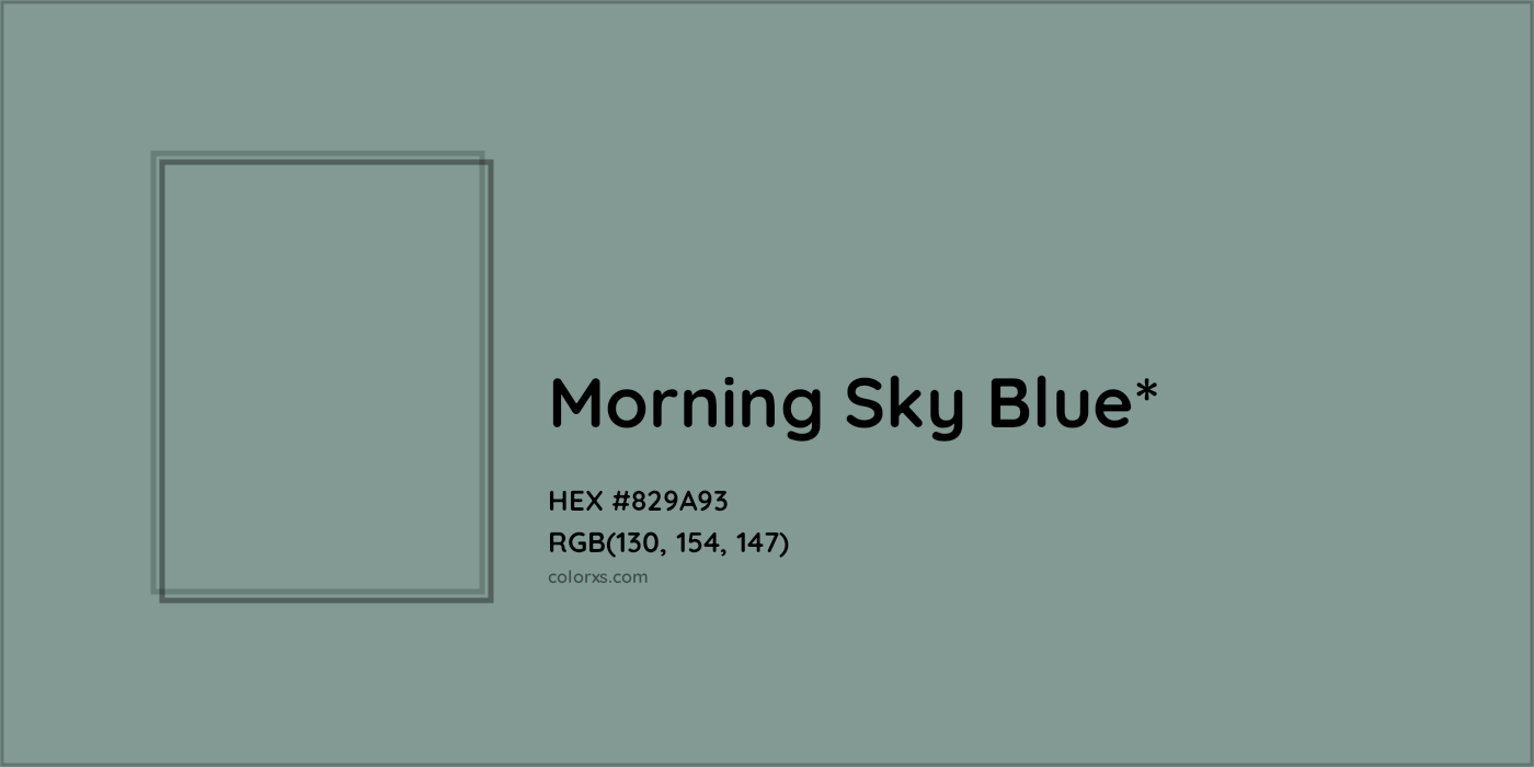 HEX #829A93 Color Name, Color Code, Palettes, Similar Paints, Images