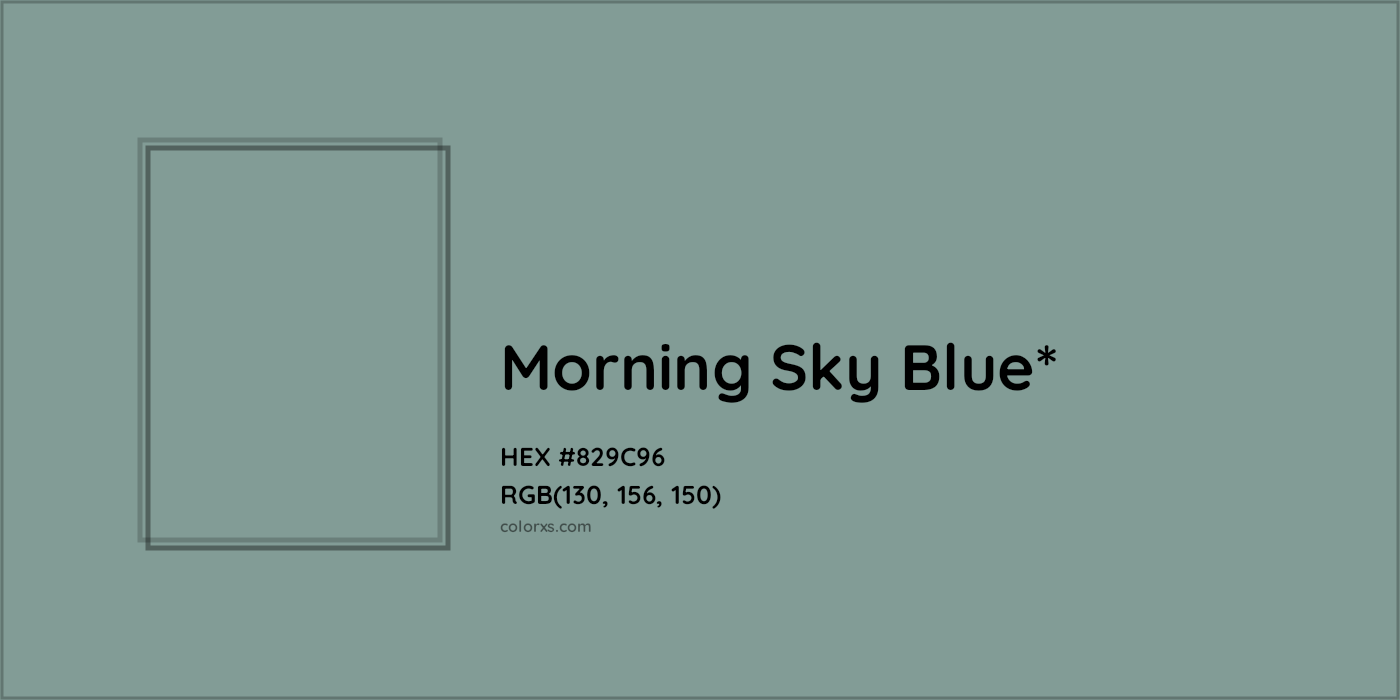 HEX #829C96 Color Name, Color Code, Palettes, Similar Paints, Images