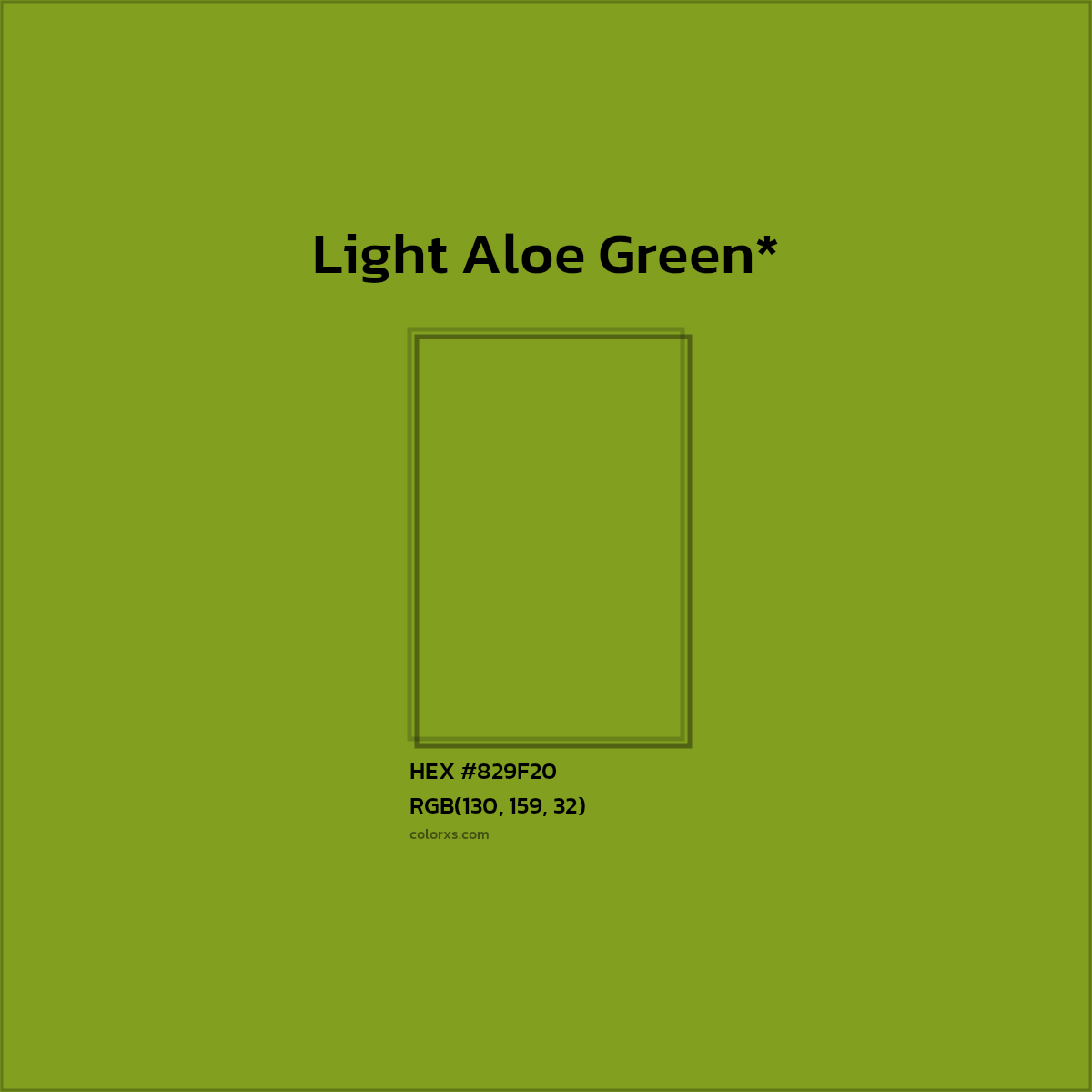 HEX #829F20 Color Name, Color Code, Palettes, Similar Paints, Images