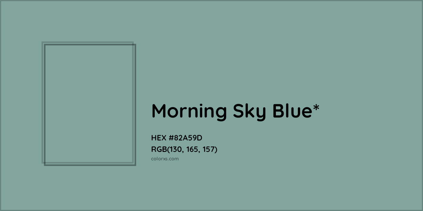 HEX #82A59D Color Name, Color Code, Palettes, Similar Paints, Images