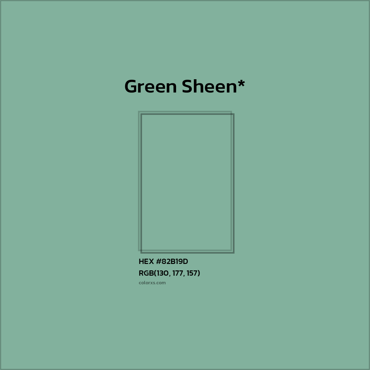 HEX #82B19D Color Name, Color Code, Palettes, Similar Paints, Images