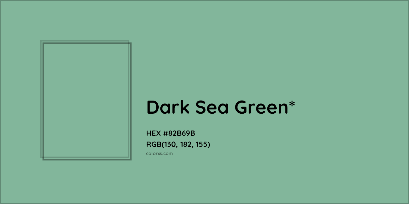 HEX #82B69B Color Name, Color Code, Palettes, Similar Paints, Images