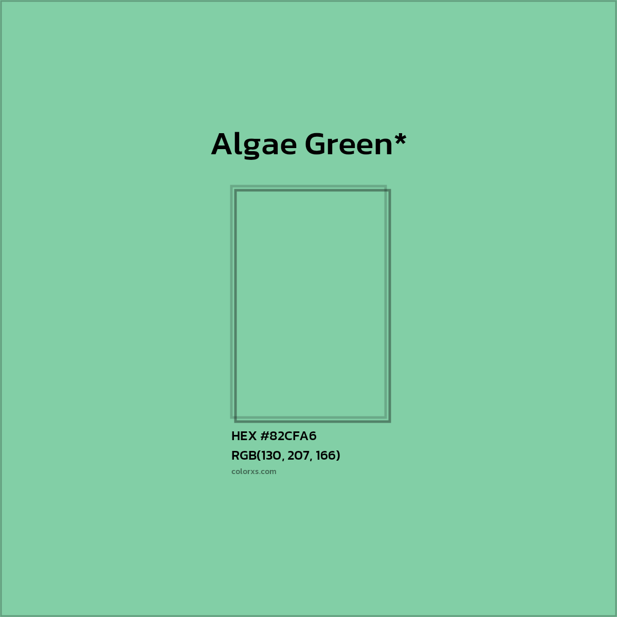 HEX #82CFA6 Color Name, Color Code, Palettes, Similar Paints, Images