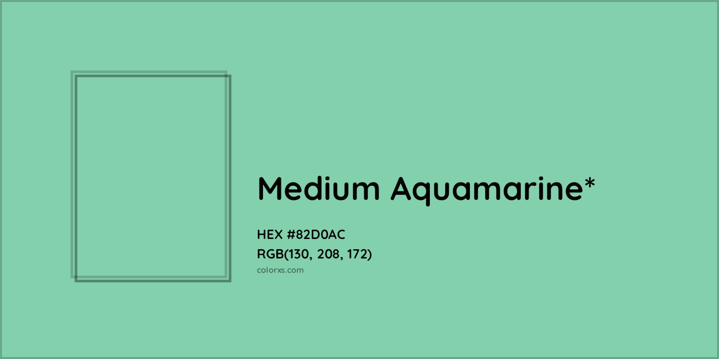 HEX #82D0AC Color Name, Color Code, Palettes, Similar Paints, Images