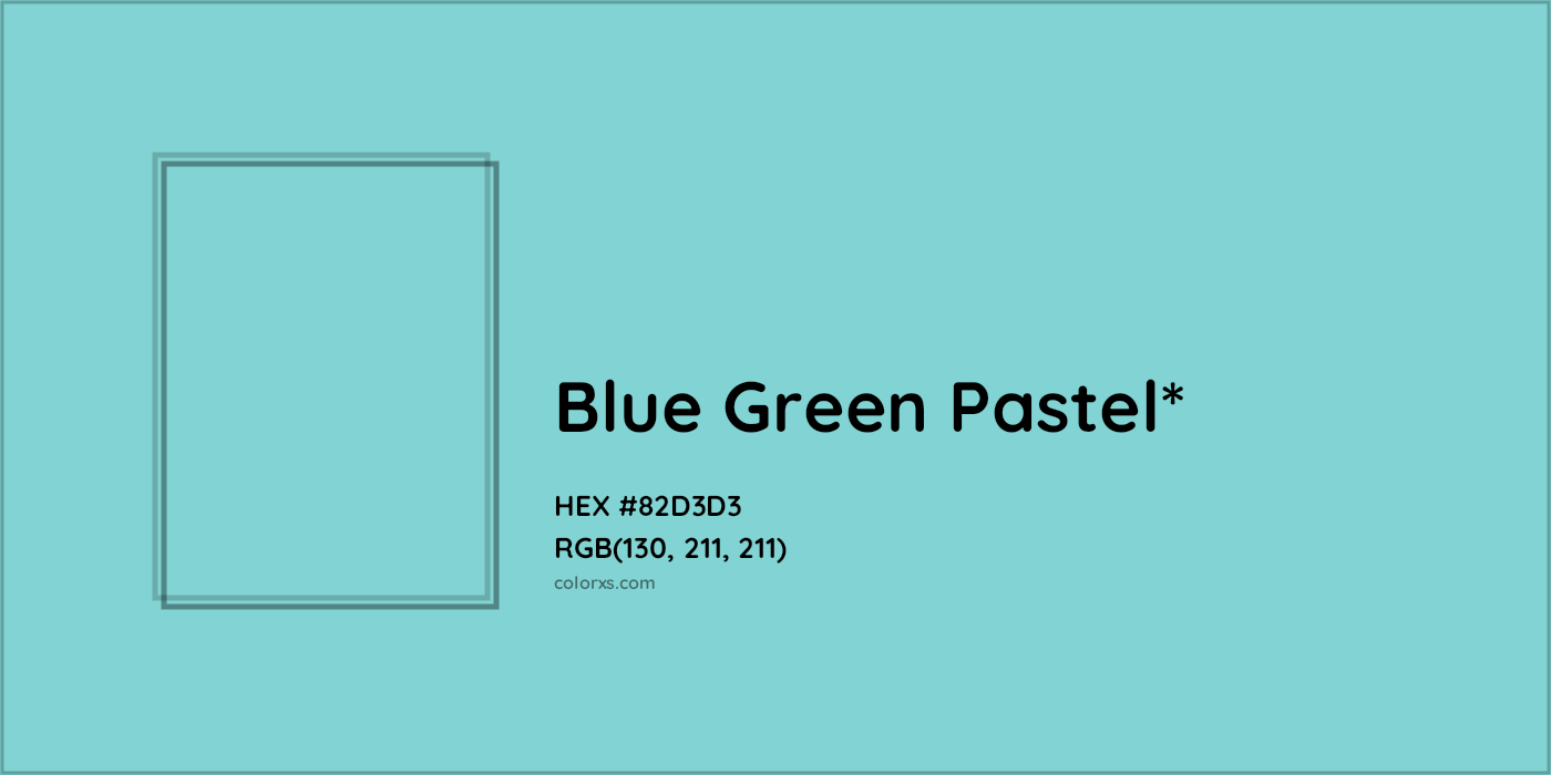 HEX #82D3D3 Color Name, Color Code, Palettes, Similar Paints, Images
