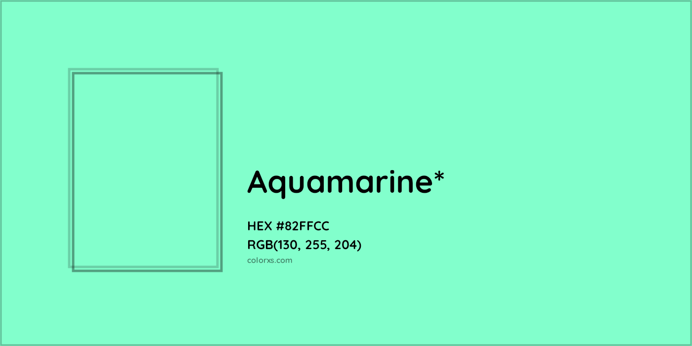 HEX #82FFCC Color Name, Color Code, Palettes, Similar Paints, Images
