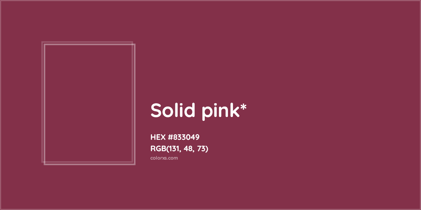 HEX #833049 Color Name, Color Code, Palettes, Similar Paints, Images