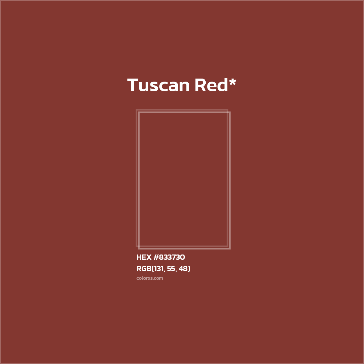 HEX #833730 Color Name, Color Code, Palettes, Similar Paints, Images