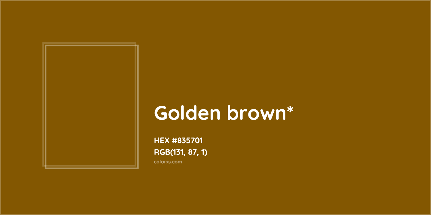 HEX #835701 Color Name, Color Code, Palettes, Similar Paints, Images