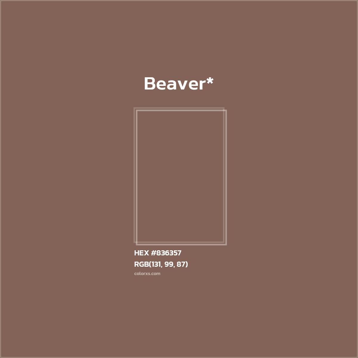 HEX #836357 Color Name, Color Code, Palettes, Similar Paints, Images