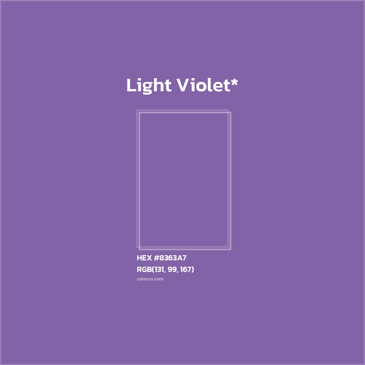 HEX #8363A7 Color Name, Color Code, Palettes, Similar Paints, Images