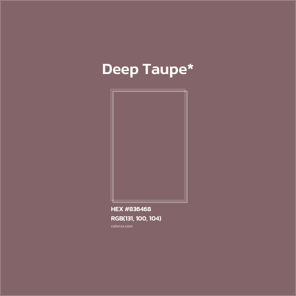 HEX #836468 Color Name, Color Code, Palettes, Similar Paints, Images