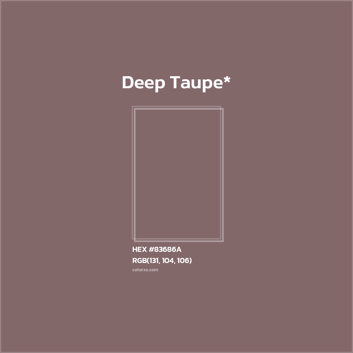 HEX #83686A Color Name, Color Code, Palettes, Similar Paints, Images