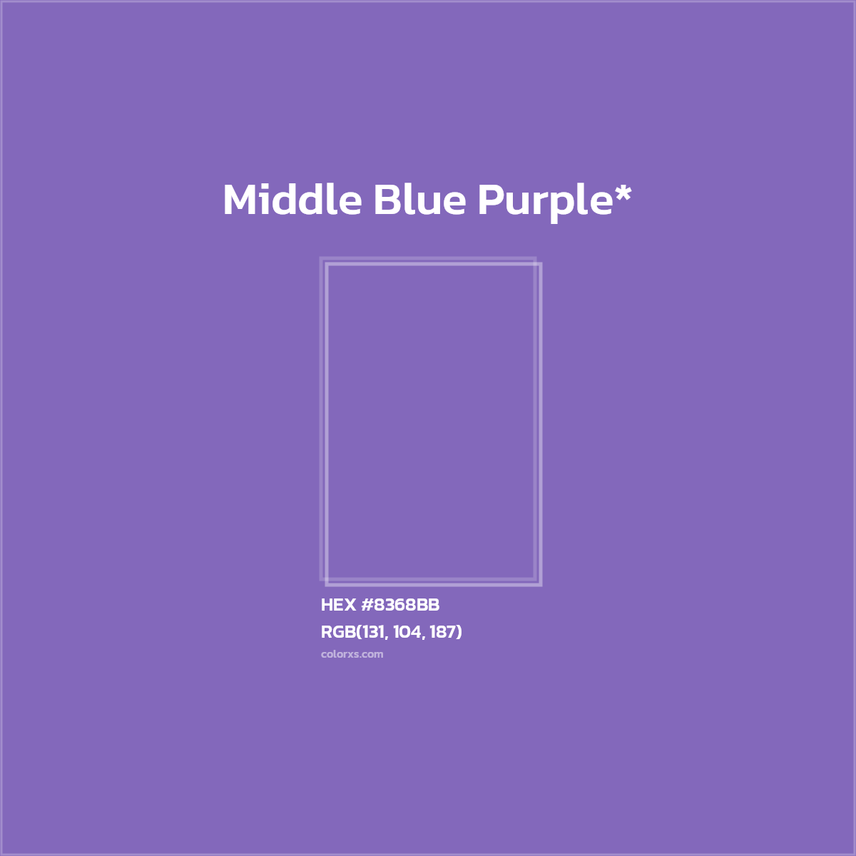 HEX #8368BB Color Name, Color Code, Palettes, Similar Paints, Images