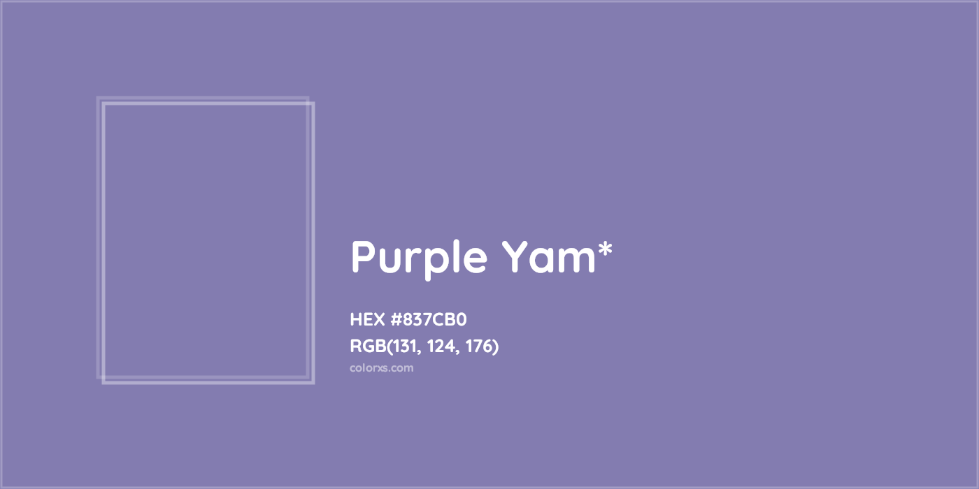 HEX #837CB0 Color Name, Color Code, Palettes, Similar Paints, Images