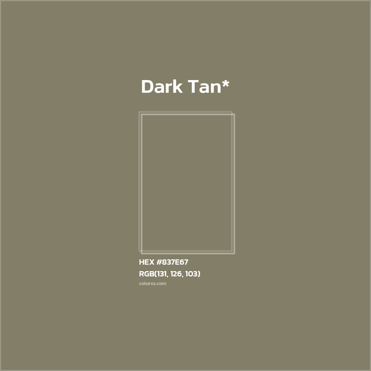 HEX #837E67 Color Name, Color Code, Palettes, Similar Paints, Images