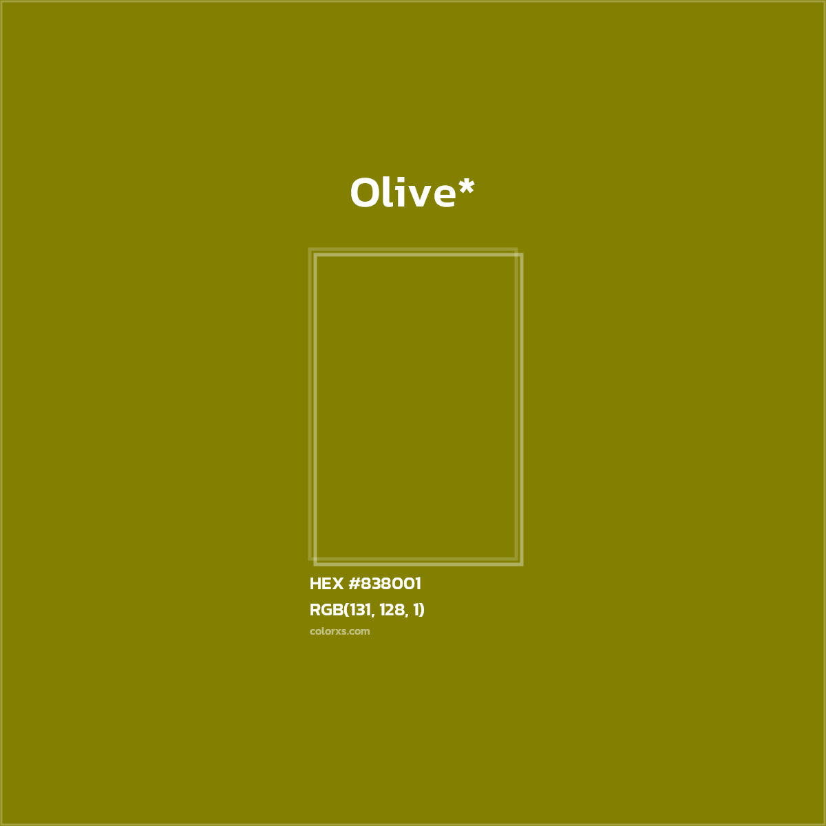 HEX #838001 Color Name, Color Code, Palettes, Similar Paints, Images