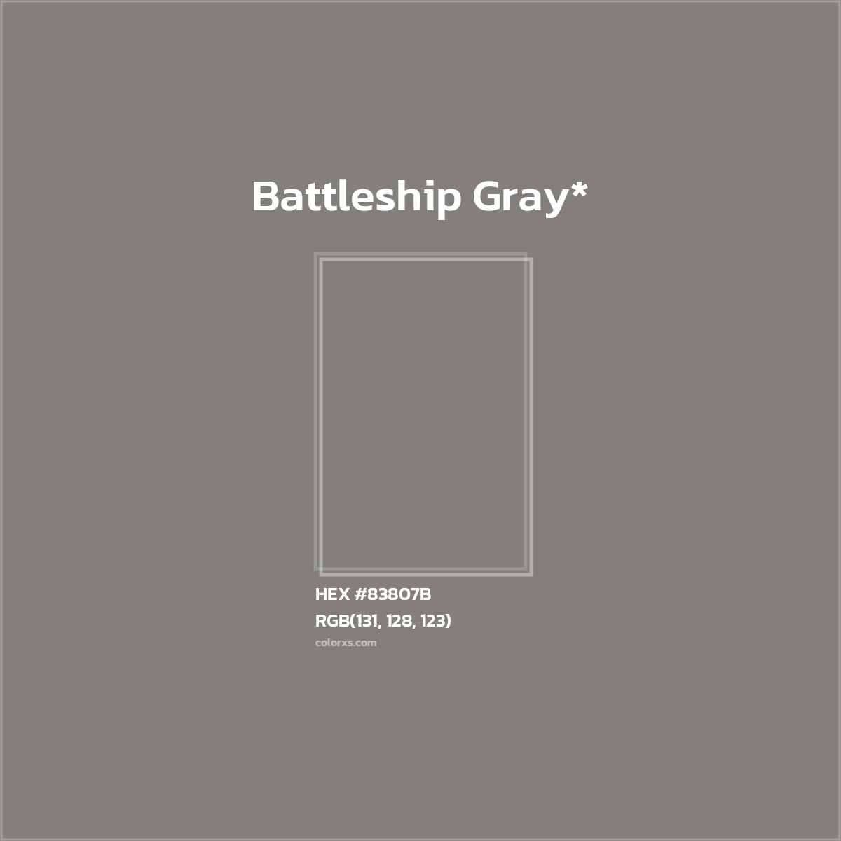 HEX #83807B Color Name, Color Code, Palettes, Similar Paints, Images