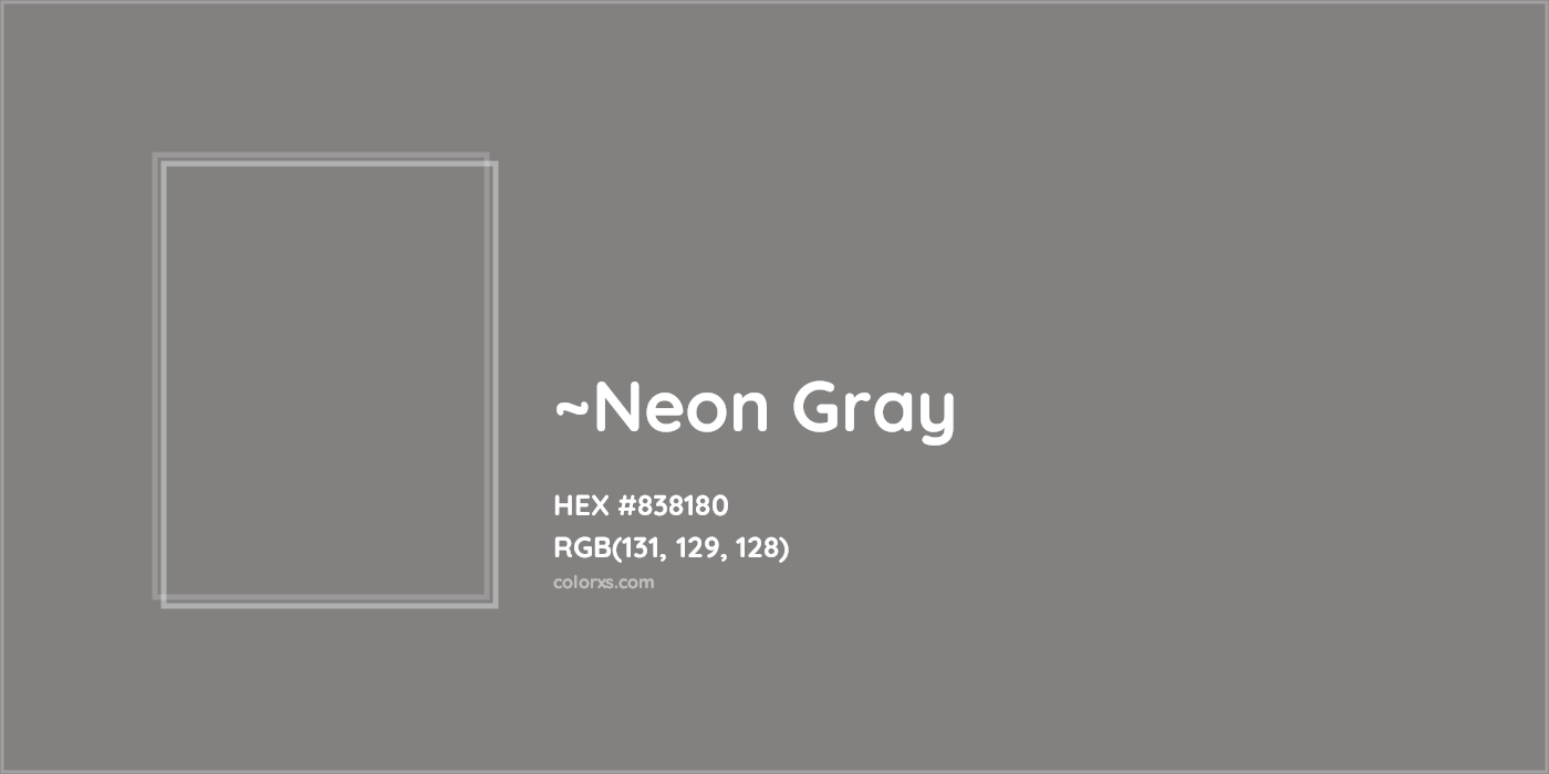 HEX #838180 Color Name, Color Code, Palettes, Similar Paints, Images