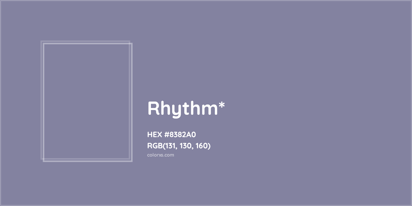 HEX #8382A0 Color Name, Color Code, Palettes, Similar Paints, Images