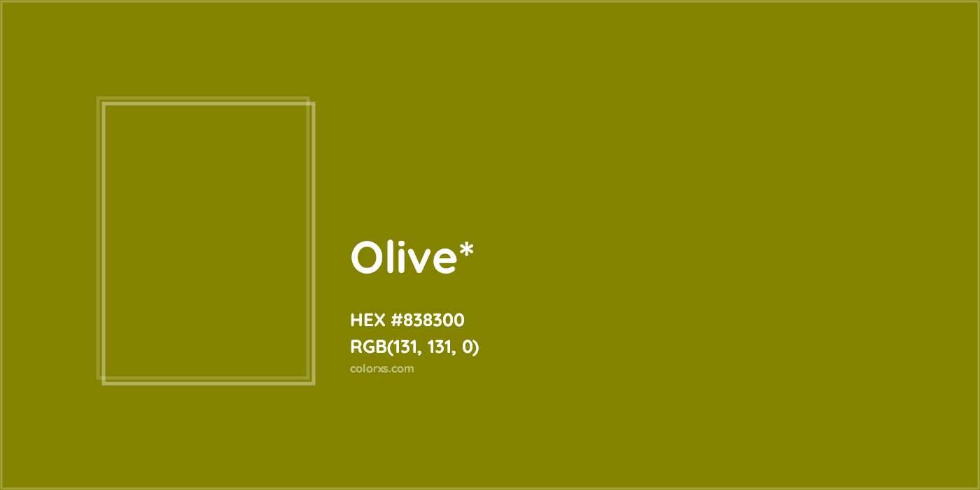 HEX #838300 Color Name, Color Code, Palettes, Similar Paints, Images