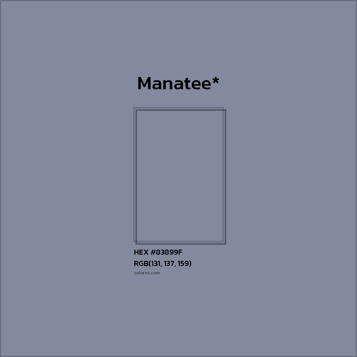 HEX #83899F Color Name, Color Code, Palettes, Similar Paints, Images