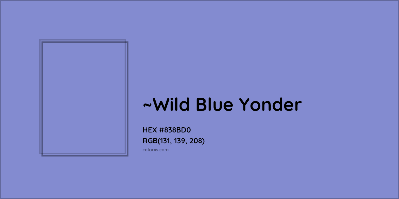HEX #838BD0 Color Name, Color Code, Palettes, Similar Paints, Images