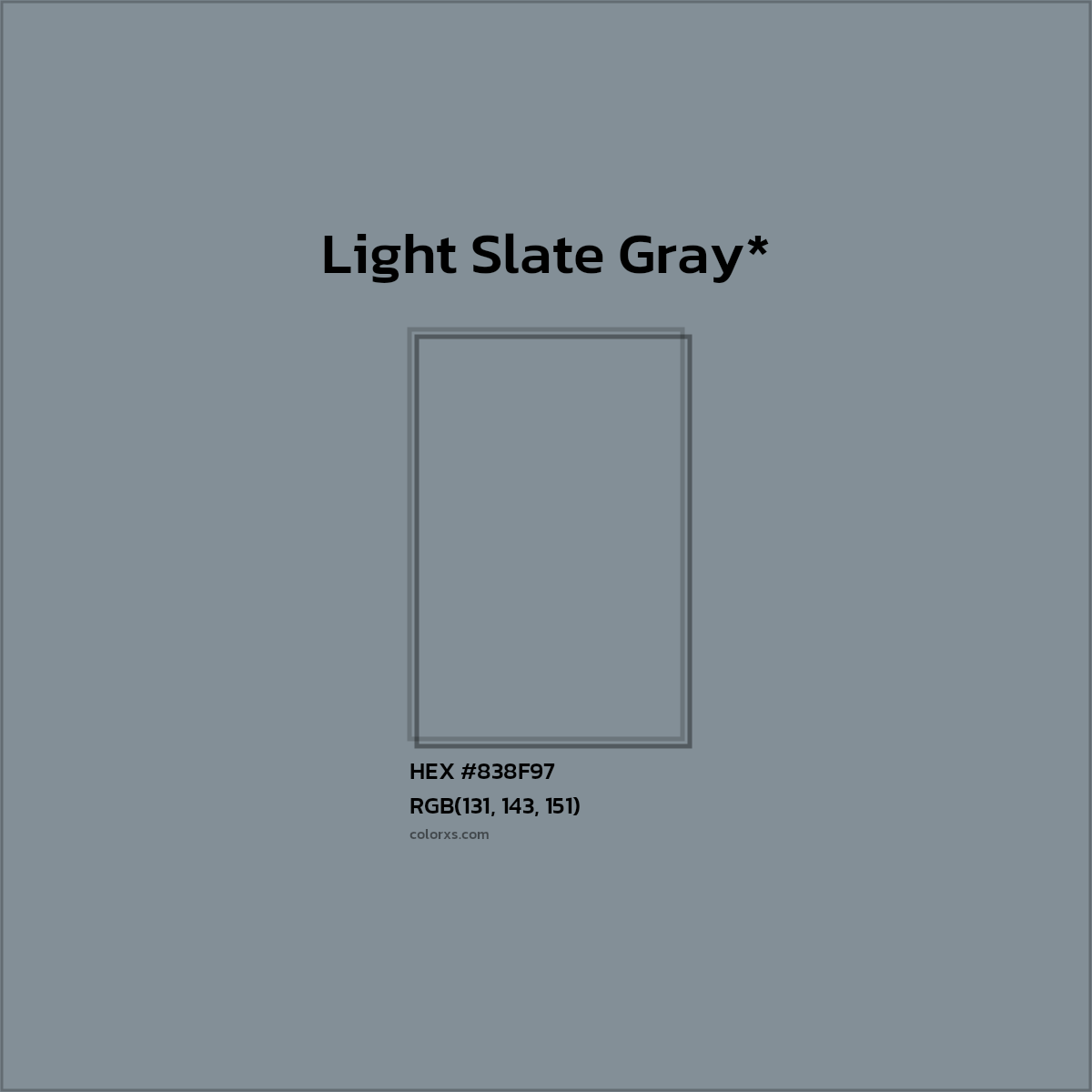 HEX #838F97 Color Name, Color Code, Palettes, Similar Paints, Images