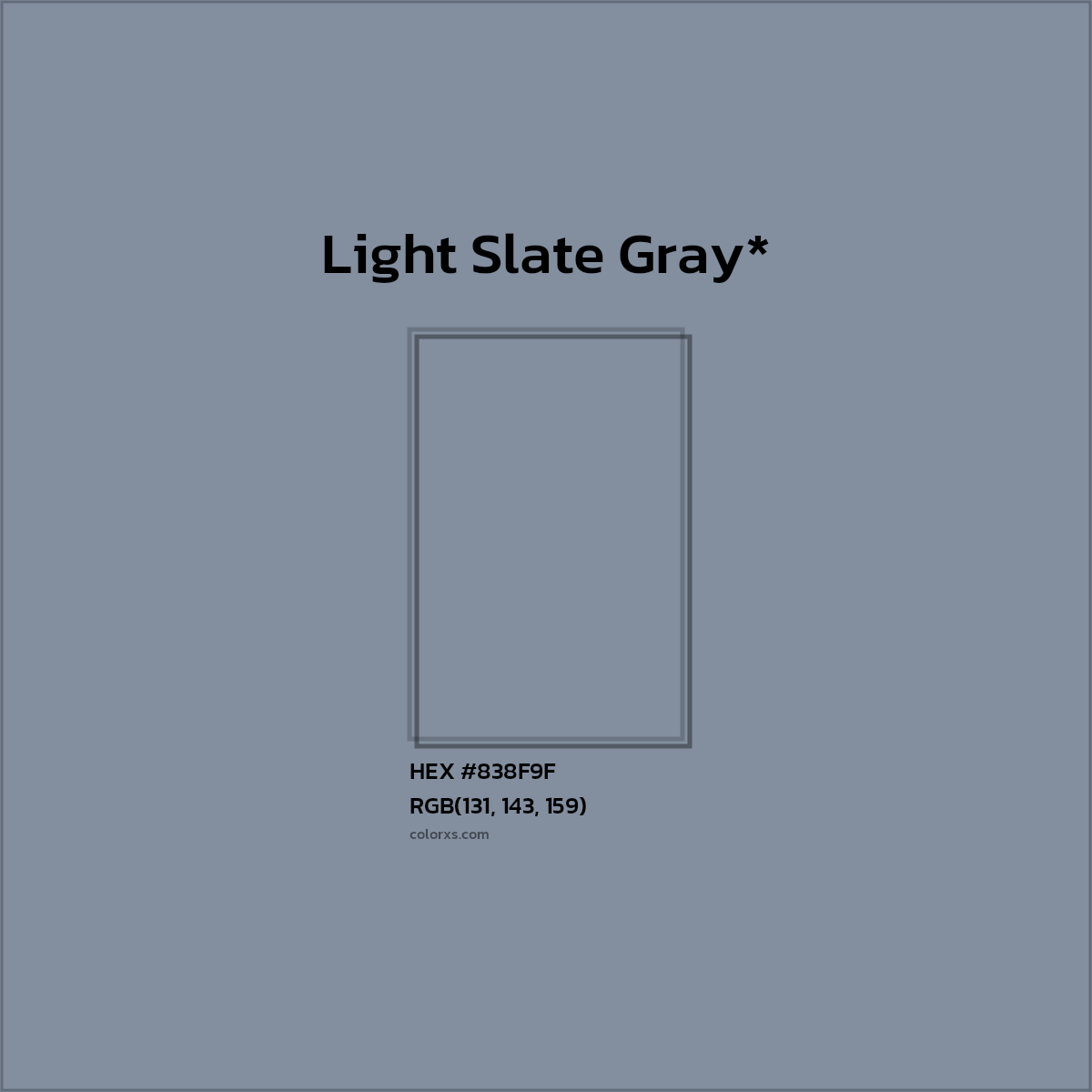 HEX #838F9F Color Name, Color Code, Palettes, Similar Paints, Images