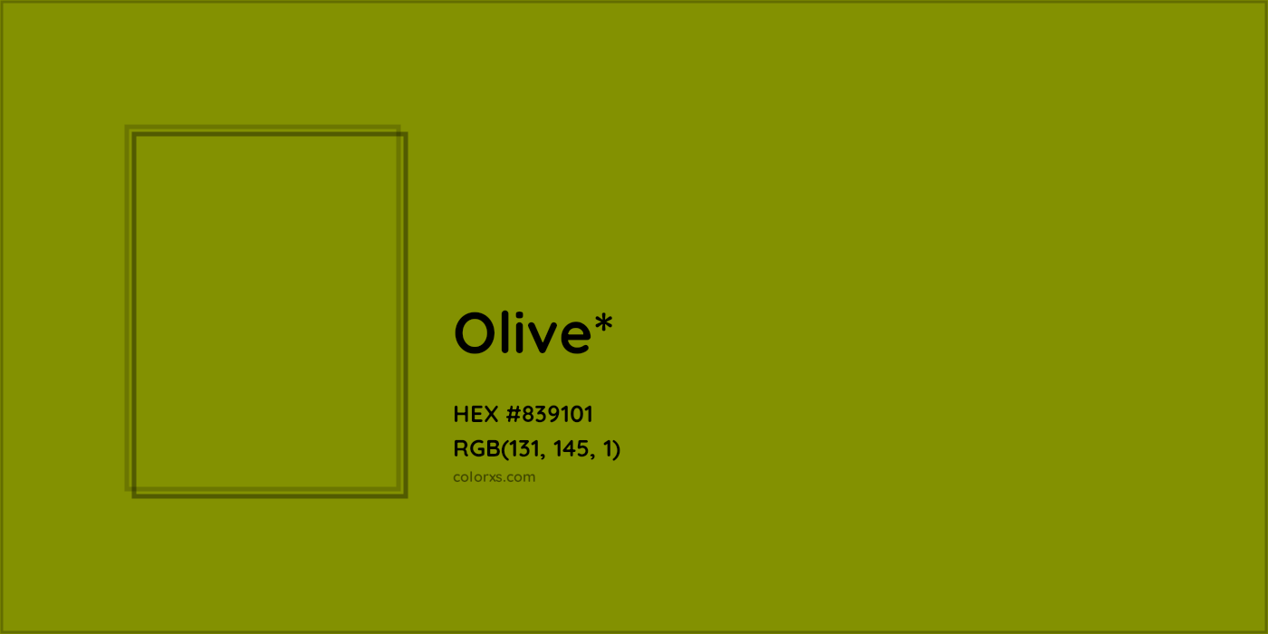 HEX #839101 Color Name, Color Code, Palettes, Similar Paints, Images