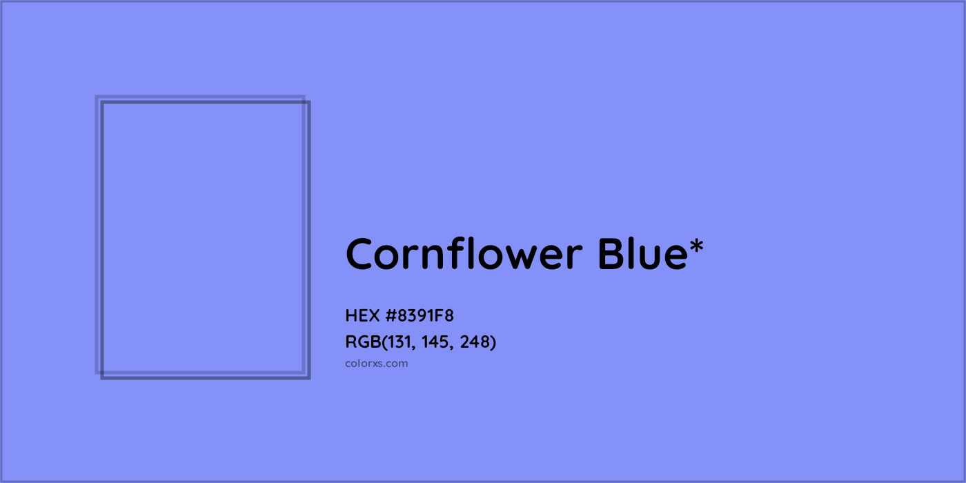 HEX #8391F8 Color Name, Color Code, Palettes, Similar Paints, Images