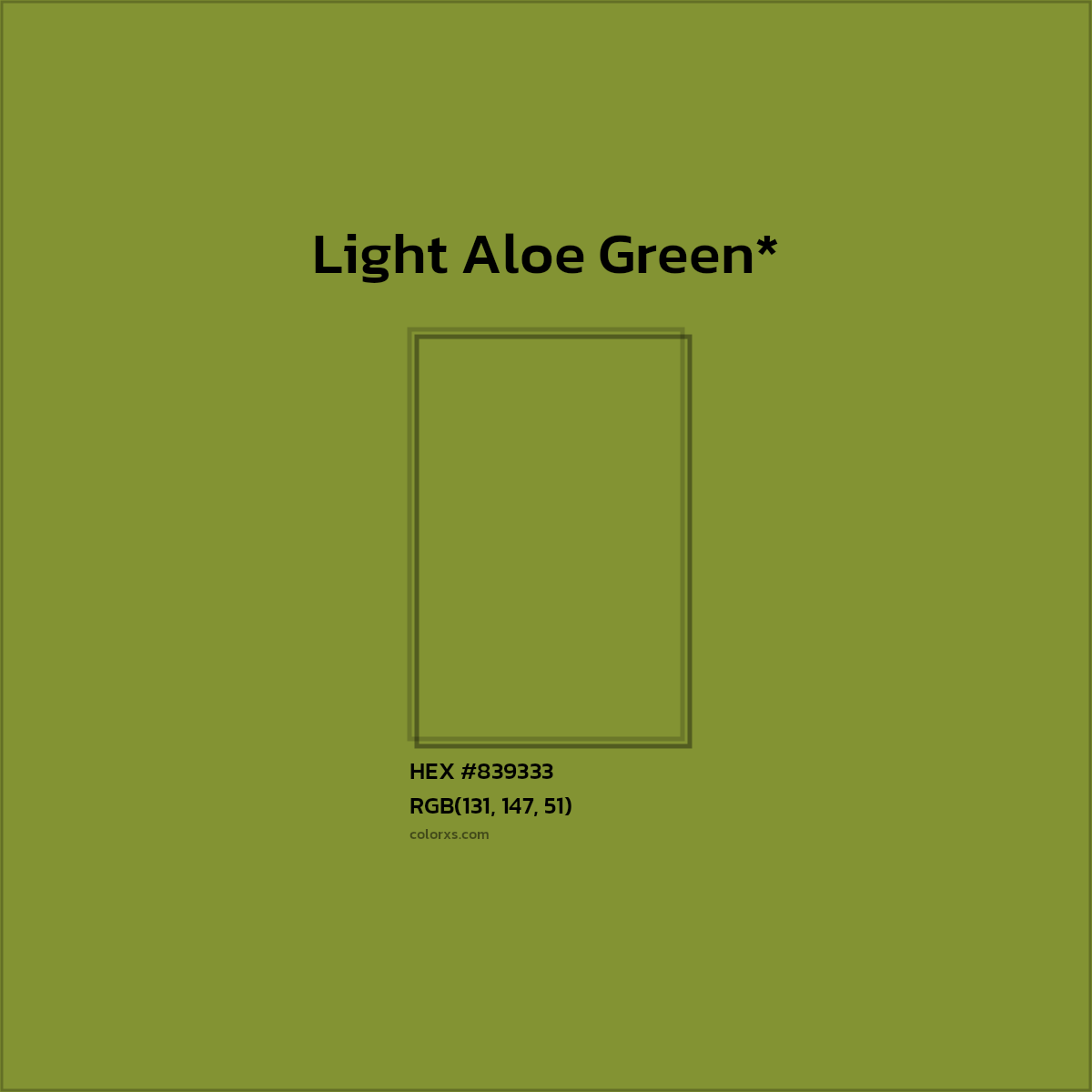 HEX #839333 Color Name, Color Code, Palettes, Similar Paints, Images