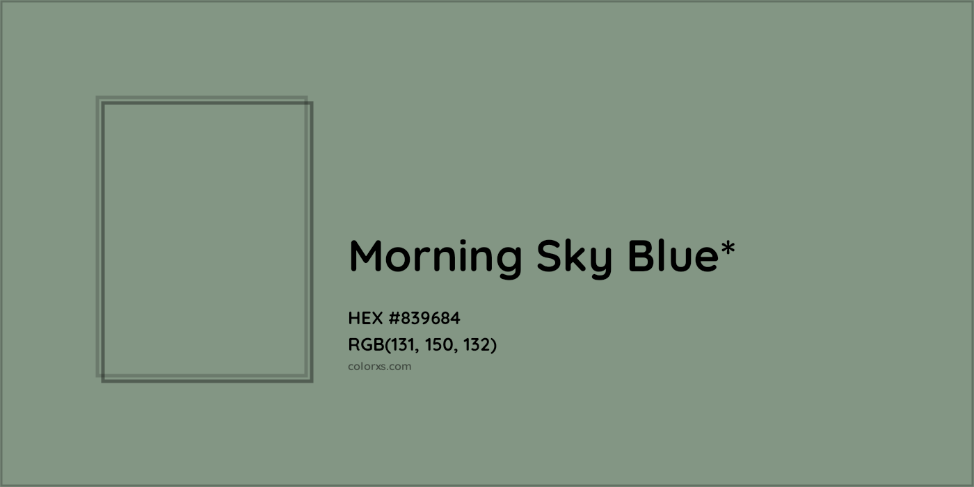 HEX #839684 Color Name, Color Code, Palettes, Similar Paints, Images