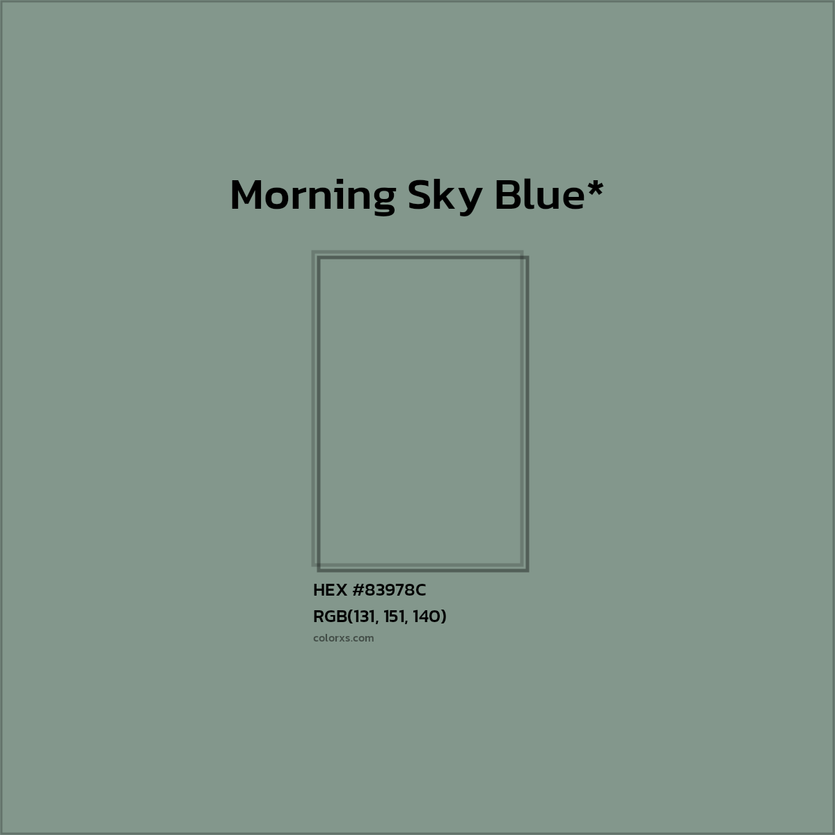 HEX #83978C Color Name, Color Code, Palettes, Similar Paints, Images