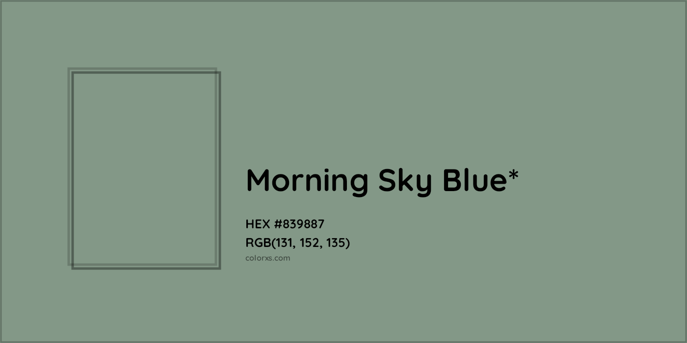 HEX #839887 Color Name, Color Code, Palettes, Similar Paints, Images