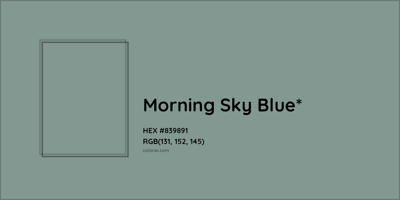 HEX #839891 Color Name, Color Code, Palettes, Similar Paints, Images