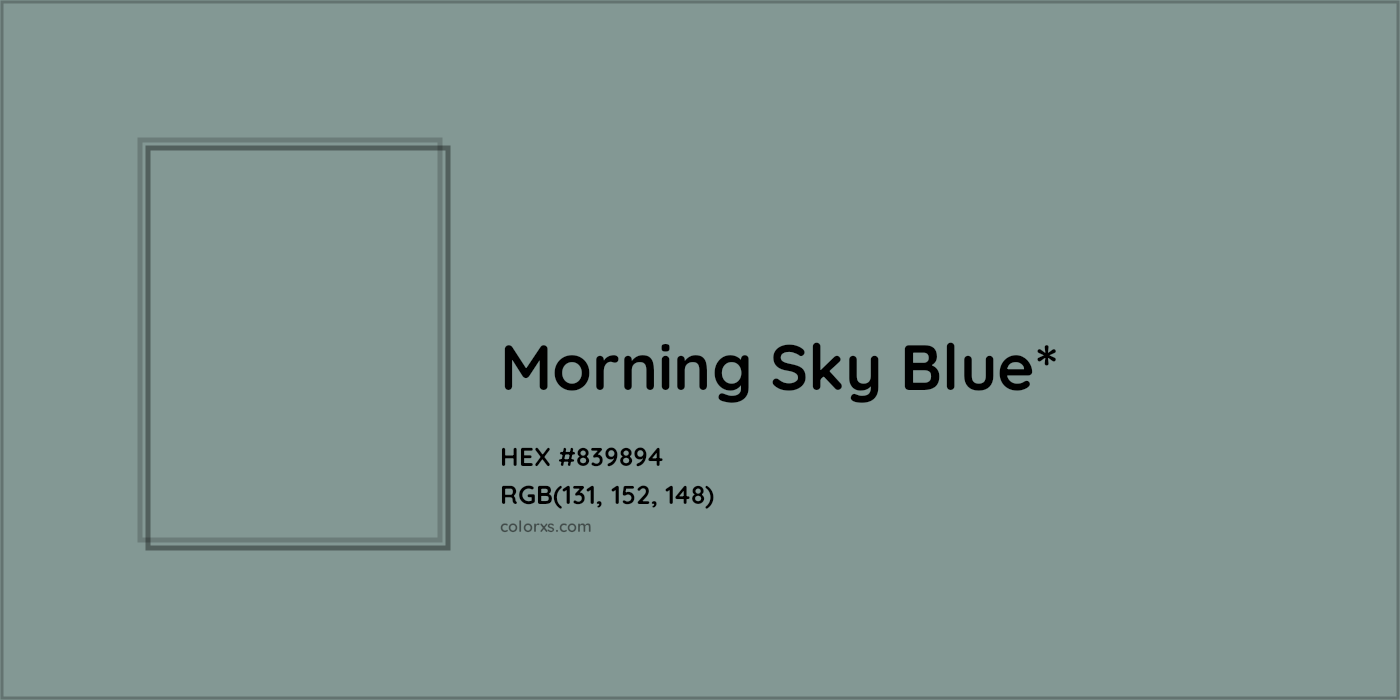 HEX #839894 Color Name, Color Code, Palettes, Similar Paints, Images