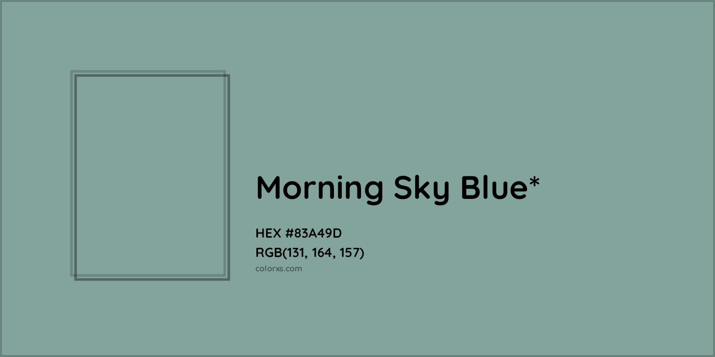 HEX #83A49D Color Name, Color Code, Palettes, Similar Paints, Images