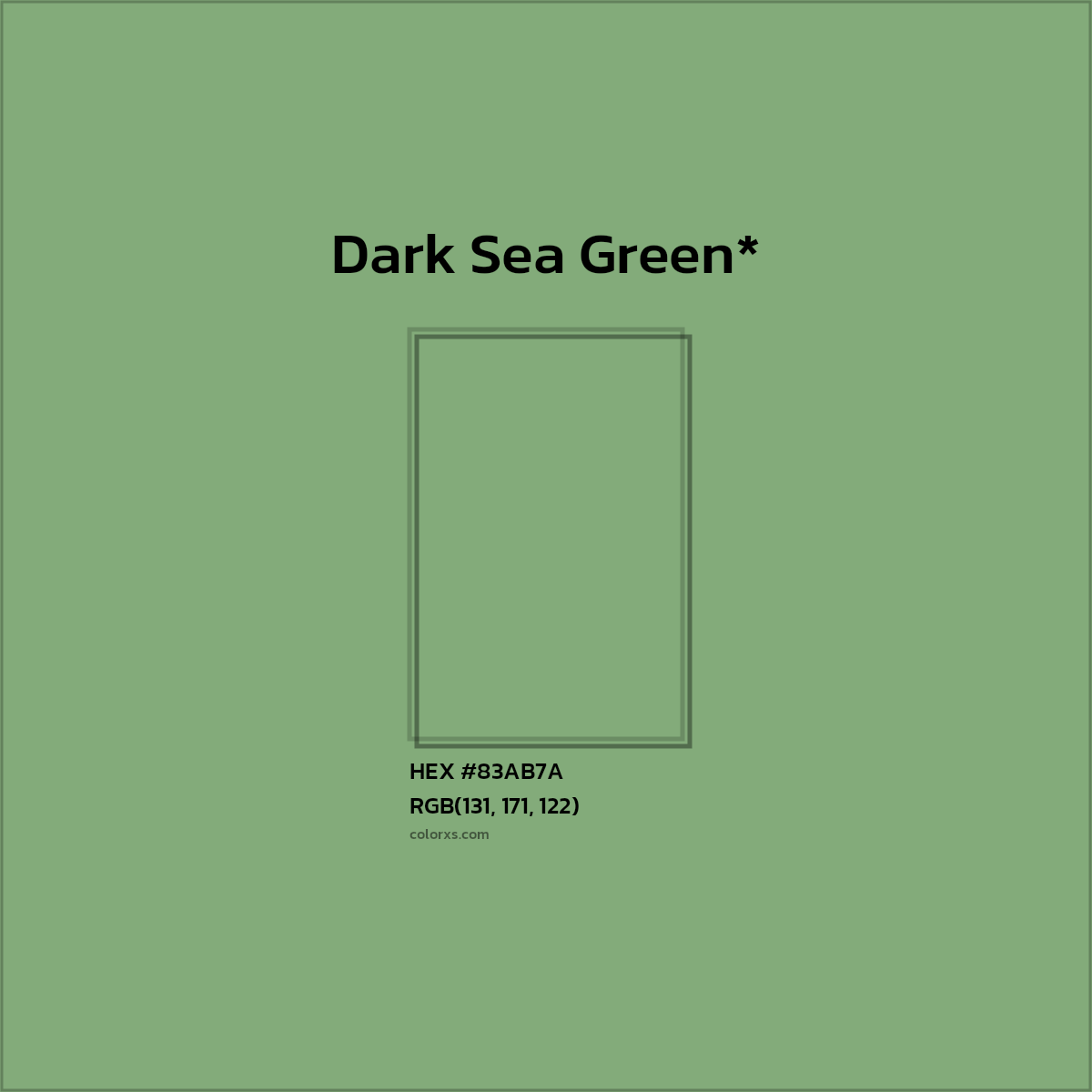 HEX #83AB7A Color Name, Color Code, Palettes, Similar Paints, Images