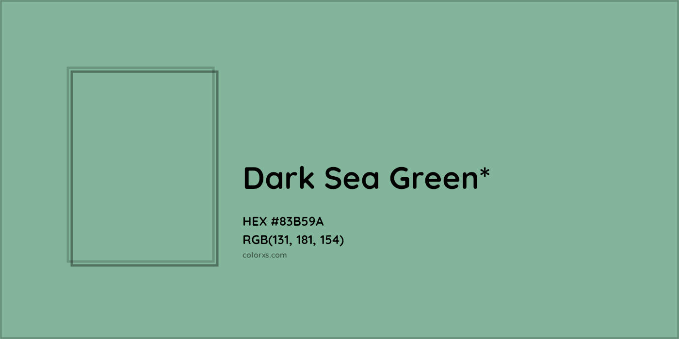 HEX #83B59A Color Name, Color Code, Palettes, Similar Paints, Images