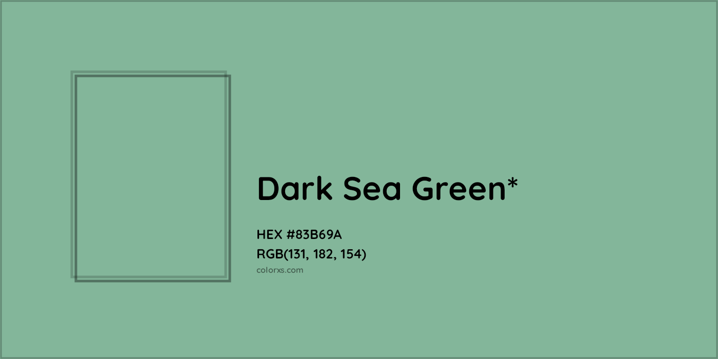 HEX #83B69A Color Name, Color Code, Palettes, Similar Paints, Images