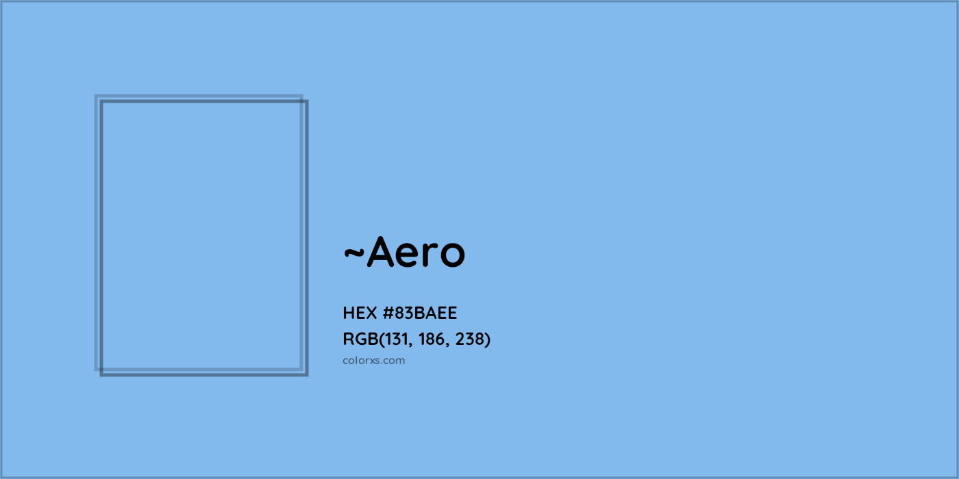 HEX #83BAEE Color Name, Color Code, Palettes, Similar Paints, Images