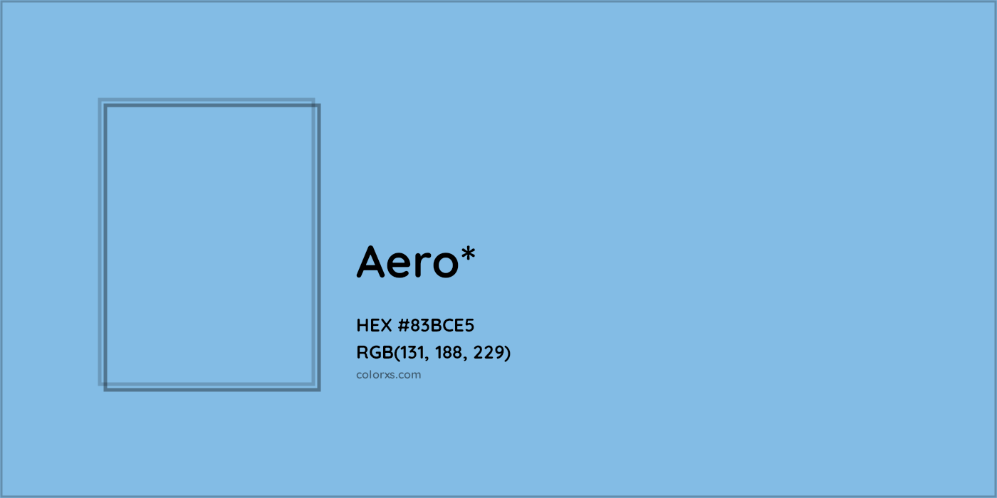 HEX #83BCE5 Color Name, Color Code, Palettes, Similar Paints, Images
