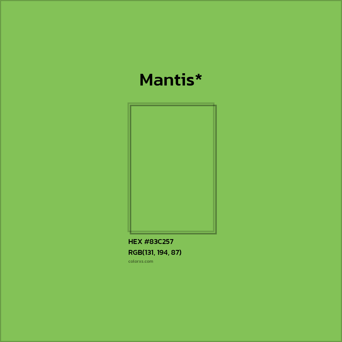 HEX #83C257 Color Name, Color Code, Palettes, Similar Paints, Images